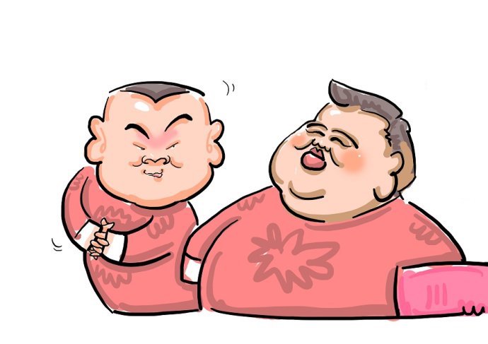 岳云鹏相声插画